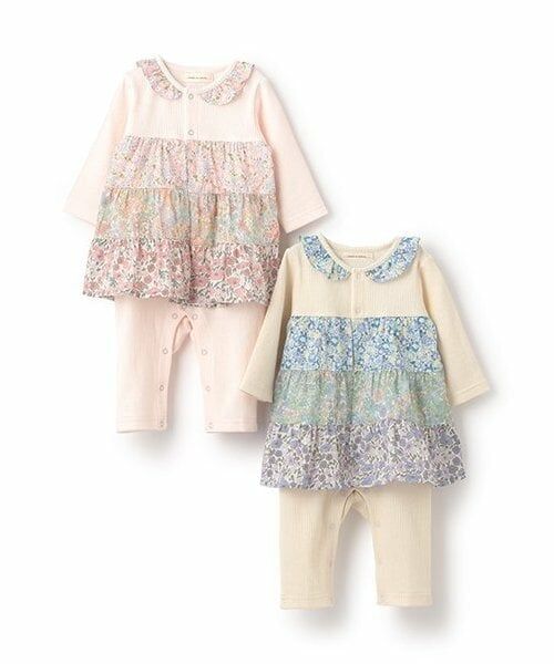 sense of wonder / センス オブ ワンダー ロンパース | リバティファブリックティアードカバーオール | 詳細7