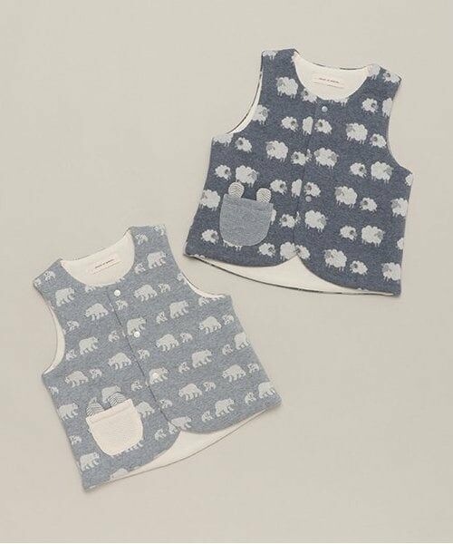 sense of wonder / センス オブ ワンダー ベビー・キッズウエア | 【オーガニック】ジャカードベスト | 詳細7