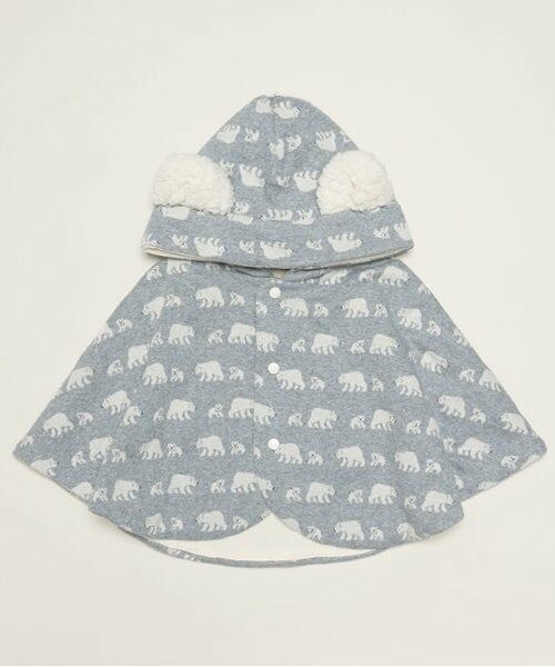 sense of wonder / センス オブ ワンダー ベビー・キッズウエア | 【オーガニック】ジャカードマント（ブルー）