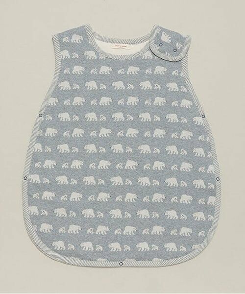 sense of wonder / センス オブ ワンダー ベビー・キッズウエア | 【オーガニック】ジャカードスリーパー（ブルー）