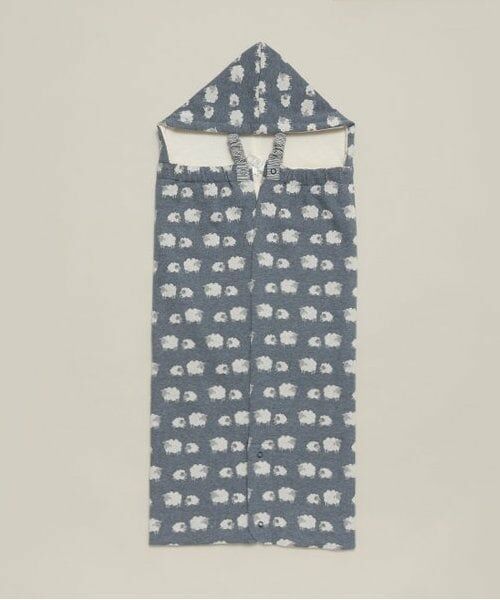 sense of wonder / センス オブ ワンダー ベビー・キッズウエア | 【オーガニック】ジャカード4WAYオクルミ（紺）