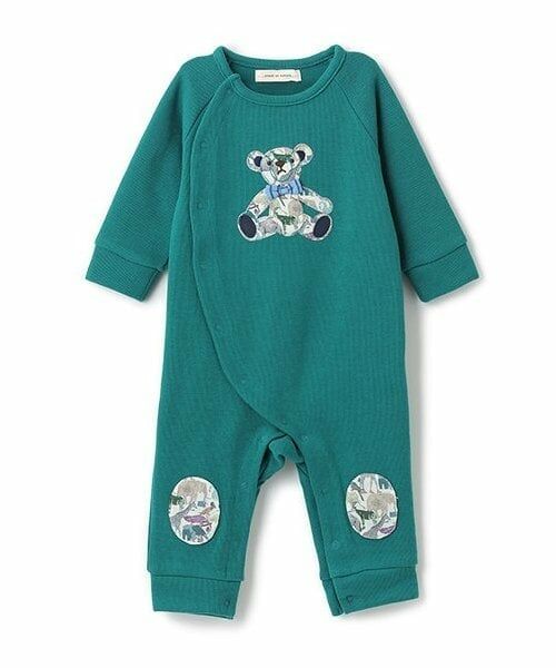 sense of wonder / センス オブ ワンダー ロンパース | キューフォーザズーテディベアカバーオール（エメラルド グリーン）