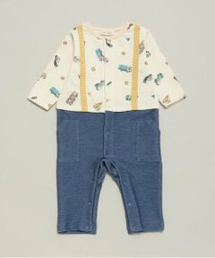 sense of wonder / センス オブ ワンダー ロンパース | 働くクルマ柄カバーオール