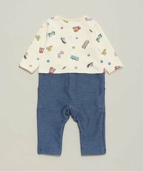 sense of wonder / センス オブ ワンダー ロンパース | 働くクルマ柄カバーオール | 詳細1