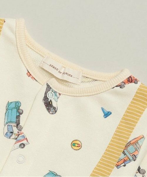 sense of wonder / センス オブ ワンダー ロンパース | 働くクルマ柄カバーオール | 詳細2