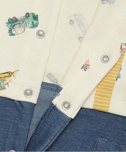 sense of wonder / センス オブ ワンダー ロンパース | 働くクルマ柄カバーオール | 詳細6