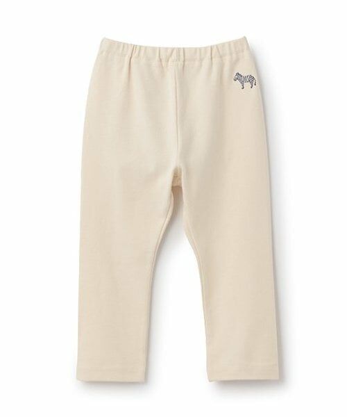 sense of wonder / センス オブ ワンダー レギンス・スパッツ | シマウマシシュウフル丈レギンス（ECRU(キナリ)）