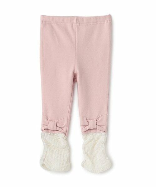 sense of wonder / センス オブ ワンダー レギンス・スパッツ | 裾リボンクシュクシュレギンス(ピンク)