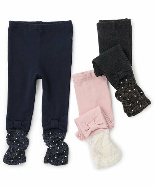 sense of wonder / センス オブ ワンダー レギンス・スパッツ | 裾リボンクシュクシュレギンス | 詳細6