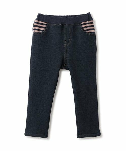 sense of wonder / センス オブ ワンダー その他パンツ | 裏シャギーフル丈パンツ(紺)