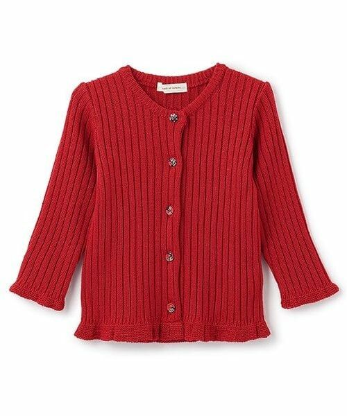 sense of wonder / センス オブ ワンダー カーディガン・ボレロ | ラメテレコカーディガン（赤）