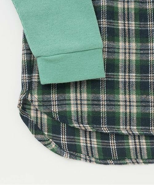 sense of wonder / センス オブ ワンダー スウェット | チェック切替トレーナー | 詳細4