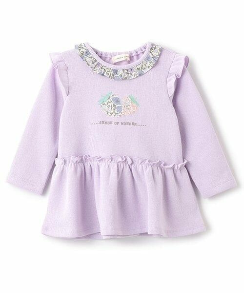 sense of wonder / センス オブ ワンダー その他トップス | リバティファブリックイチゴチュニック（ラベンダー）