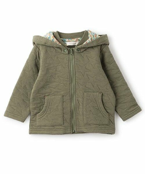 sense of wonder / センス オブ ワンダー パーカー | Carsニットキルトパーカー（カーキ）