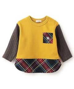 sense of wonder / センス オブ ワンダー スウェット | 袖ケーブルチェック切替トレーナー