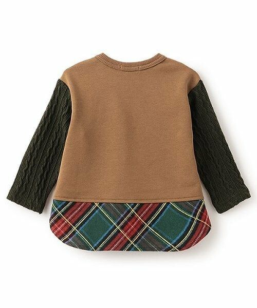 sense of wonder / センス オブ ワンダー スウェット | 袖ケーブルチェック切替トレーナー | 詳細1