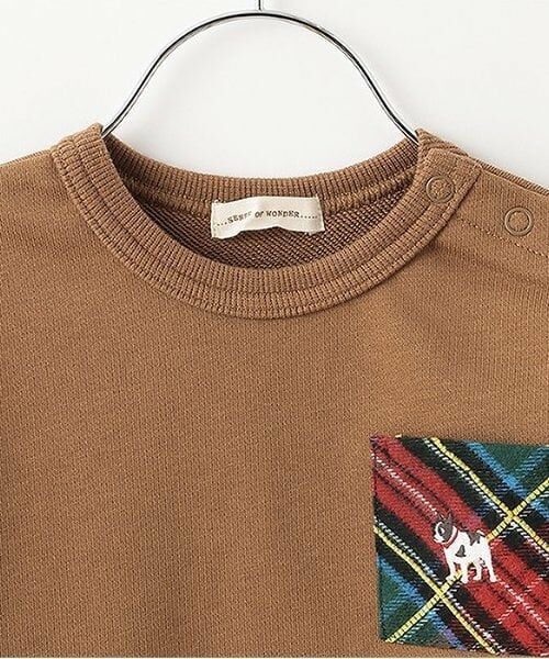 sense of wonder / センス オブ ワンダー スウェット | 袖ケーブルチェック切替トレーナー | 詳細2
