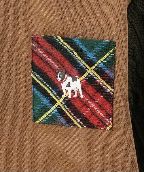 sense of wonder / センス オブ ワンダー スウェット | 袖ケーブルチェック切替トレーナー | 詳細3