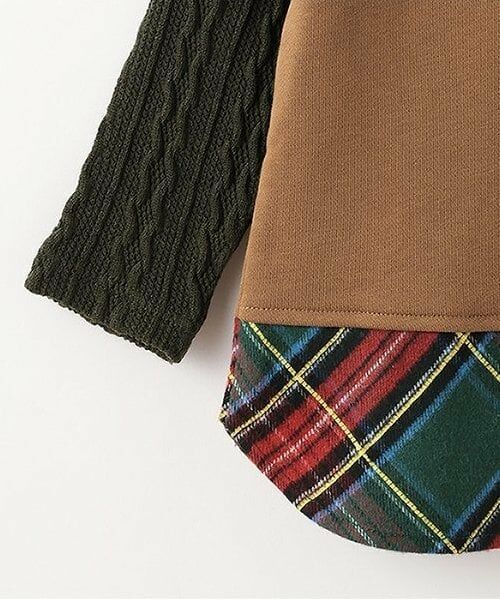 sense of wonder / センス オブ ワンダー スウェット | 袖ケーブルチェック切替トレーナー | 詳細5
