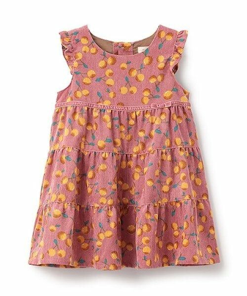 sense of wonder / センス オブ ワンダー ミニ丈・ひざ丈ワンピース | チェリージャンパースカート（ピンク）