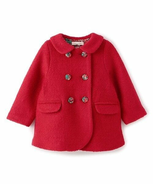 sense of wonder / センス オブ ワンダー その他アウター | リバティファブリックボタンコート（赤）