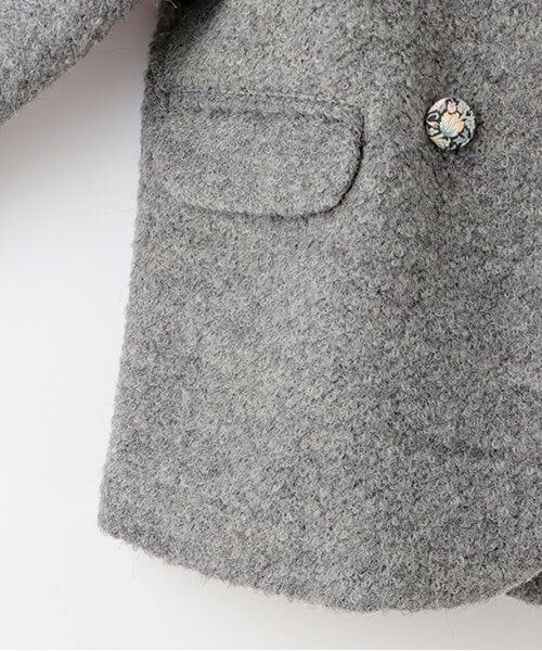 sense of wonder / センス オブ ワンダー その他アウター | リバティファブリックボタンコート | 詳細6