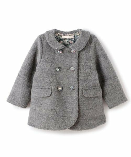 sense of wonder / センス オブ ワンダー その他アウター | リバティファブリックボタンコート（ライト グレー）