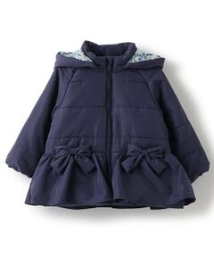 sense of wonder / センス オブ ワンダー ブルゾン | 蓄熱リバティファブリックリボンコート