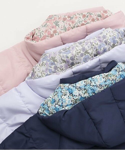 sense of wonder / センス オブ ワンダー ブルゾン | 蓄熱リバティファブリックリボンコート | 詳細7