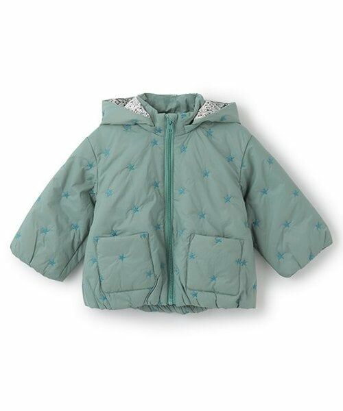 sense of wonder / センス オブ ワンダー ブルゾン | starシシュウ蓄熱ブルゾン（ブルー グリーン）