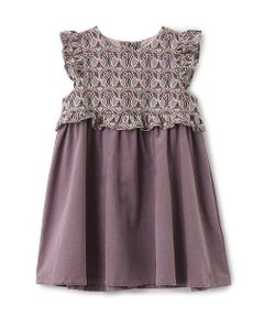 sense of wonder / センス オブ ワンダー ミニ丈・ひざ丈ワンピース | リバティファブリックヨークジャンパースカート