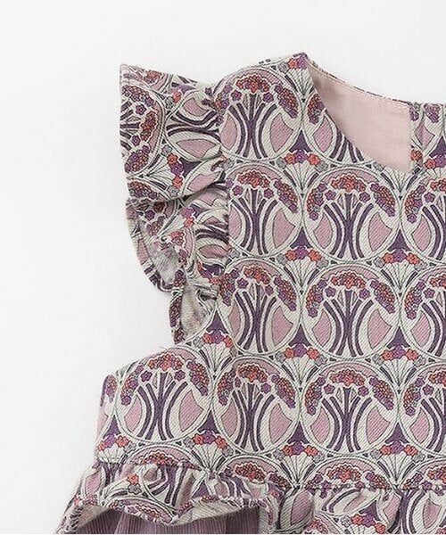 sense of wonder / センス オブ ワンダー ミニ丈・ひざ丈ワンピース | リバティファブリックヨークジャンパースカート | 詳細3