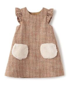 ラメツイードジャンパースカート