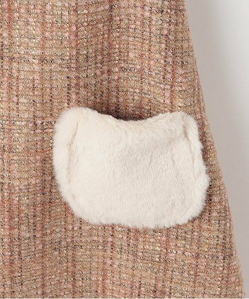 sense of wonder / センス オブ ワンダー ミニ丈・ひざ丈ワンピース | ラメツイードジャンパースカート | 詳細4