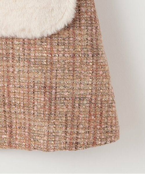 sense of wonder / センス オブ ワンダー ミニ丈・ひざ丈ワンピース | ラメツイードジャンパースカート | 詳細5