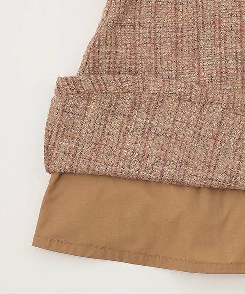 sense of wonder / センス オブ ワンダー ミニ丈・ひざ丈ワンピース | ラメツイードジャンパースカート | 詳細6