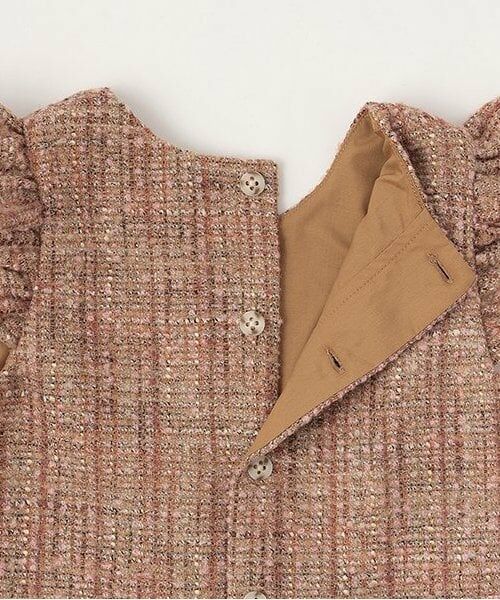 sense of wonder / センス オブ ワンダー ミニ丈・ひざ丈ワンピース | ラメツイードジャンパースカート | 詳細7