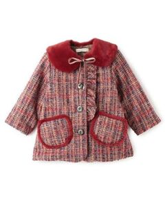 sense of wonder / センス オブ ワンダー その他アウター | ティペットつきラメツイードコート