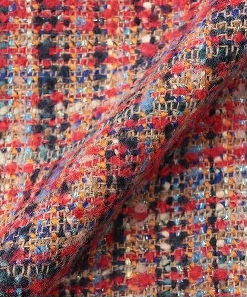 sense of wonder / センス オブ ワンダー その他アウター | ティペットつきラメツイードコート | 詳細6