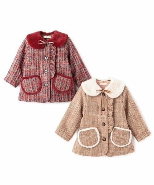 sense of wonder / センス オブ ワンダー その他アウター | ティペットつきラメツイードコート | 詳細7