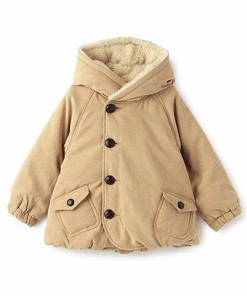 sense of wonder / センス オブ ワンダー その他アウター | ボア衿バルーンコート（ベージュ）