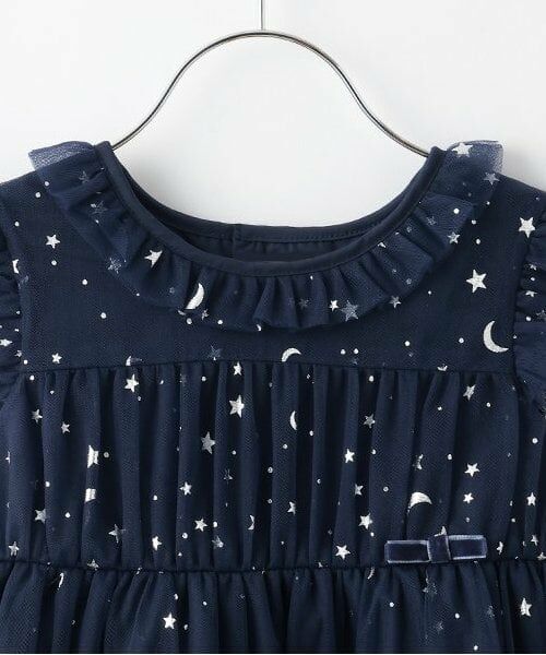 sense of wonder / センス オブ ワンダー ミニ丈・ひざ丈ワンピース | スターチュールティアードワンピース | 詳細2