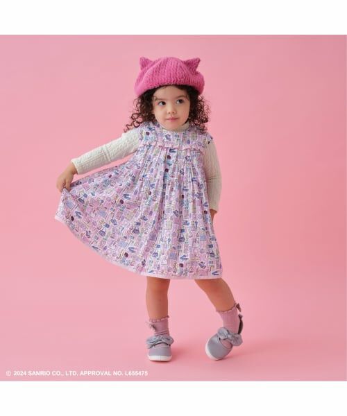 sense of wonder / センス オブ ワンダー ミニ丈・ひざ丈ワンピース | 【ハローキティ】ネセシティーズワンピース（ピンク）