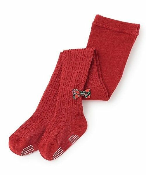 sense of wonder / センス オブ ワンダー ストッキング・タイツ・その他 | リバティリボンつきタイツ（赤）