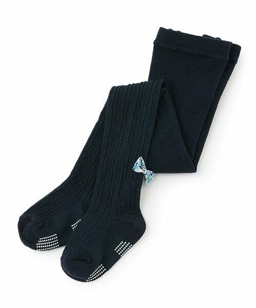 sense of wonder / センス オブ ワンダー ストッキング・タイツ・その他 | リバティリボンつきタイツ（紺）