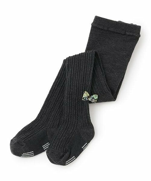 sense of wonder / センス オブ ワンダー ストッキング・タイツ・その他 | リバティリボンつきタイツ（チャコール）