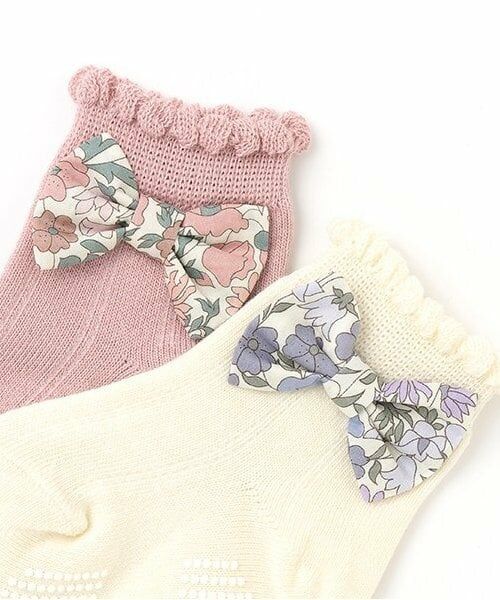 sense of wonder / センス オブ ワンダー ソックス | リバティファブリックリボンクルーソックス | 詳細2