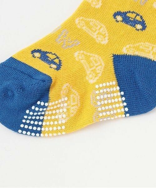 sense of wonder / センス オブ ワンダー ソックス | バイカラークルマ柄クルーソックス | 詳細2