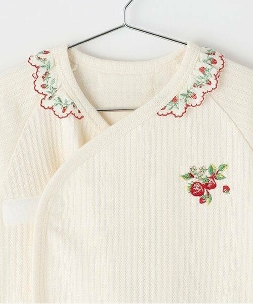 sense of wonder / センス オブ ワンダー 肌着 | 野イチゴ衿フリルNEWBORNウェア | 詳細2