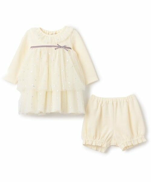 sense of wonder / センス オブ ワンダー ベビー・キッズウエア | スターチュールワンピーススーツ（ECRU(キナリ)）